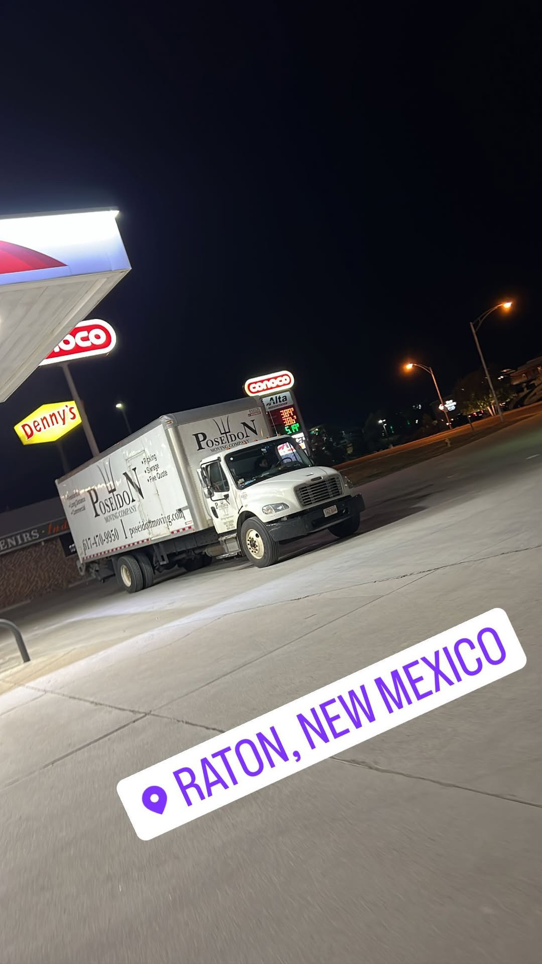 On the road — Raton, New Mexico